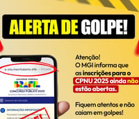 Publicação do MGI alerta sobre golpe no CNU (Foto: Reprodução/Instagram MGI)