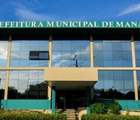 Fachada da Prefeitura de Manaus AM (Foto: Valdo Leão/Prefeitura de Manaus)