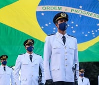 Oficiais da PM DF (Foto: Vinícius de Melo/Agência Brasília)