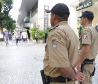 Guardas em Niterói RJ (Foto: Divulgação)