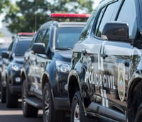 Viaturas da Polícia Civil de Mato Grosso do Sul (Foto: Ascom)