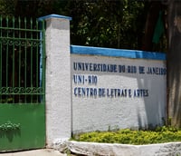 Fachada do centro de Letras e Artes da Unirio (Foto: Divulgação)