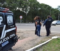 Agentes da PC ES em operação (Foto: Divulgação)