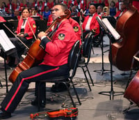 Sargentos músicos (Foto: Agência Marinha de Notícias)