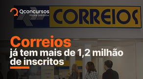 Concurso Correios já tem mais de 1,2 milhão de inscritos | Notícias de concurso #aovivo