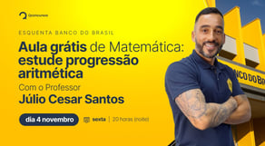Aula grátis de Matemática: estude progressão aritmética com o prof. Julio Cesar Santos
