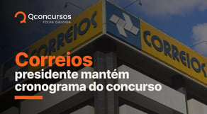 Correios: presidente mantém cronograma e confirma edital em setembro | Notícias de concurso #aovivo