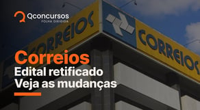 Concurso Correios: Edital Retificado! Veja as mudanças | Notícias de concurso #aovivo