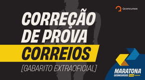 Concurso Correios: Gabarito Extraoficial | Correção da Prova #aovivo