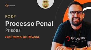 Concurso PC DF: Prisões | Aula de Processo Penal [Aula gratuita] #aovivo