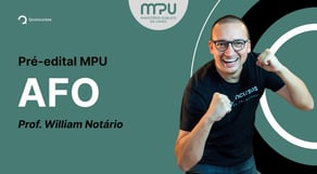 Concurso MPU: Aula de AFO | Pré-edital