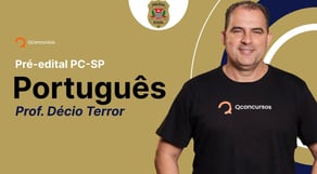 Concurso PC-SP - Aula de Português para concurso | Pré-edital [Aula] #aovivo
