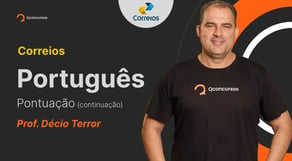 Concurso Correios: Aula de Português para concursos públicos | Pontuação [Aula Gratuita] #aovivo