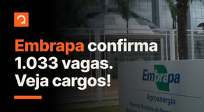 Concurso Embrapa tem cargos e vagas revelados | Notícias de concursos #aovivo
