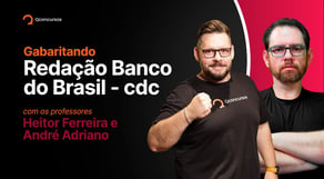 Redação para o concurso Banco do Brasil: Código de Defesa do Consumidor #aovivo