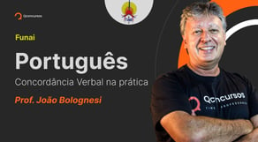 Concurso Funai: Português - Concordância Verbal na prática [Aula gratuita] #aovivo