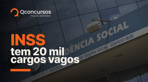 Concurso INSS tem 20 mil cargos vagos | Notícias de concurso #aovivo