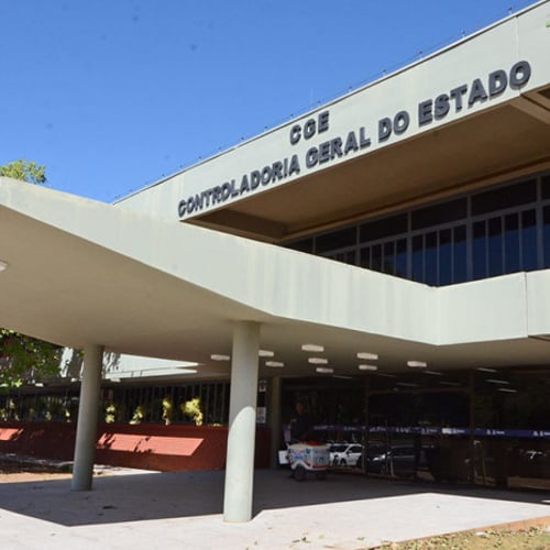 Fachada do prédio da CGE TO (Foto: Divulgação)